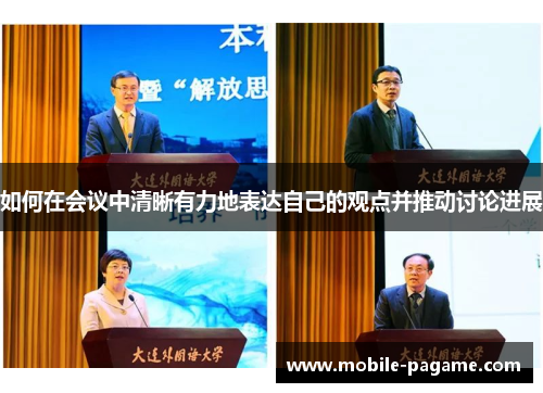 如何在会议中清晰有力地表达自己的观点并推动讨论进展