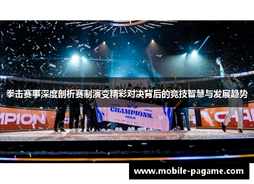 拳击赛事深度剖析赛制演变精彩对决背后的竞技智慧与发展趋势