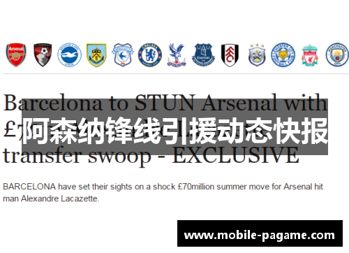 阿森纳锋线引援动态快报